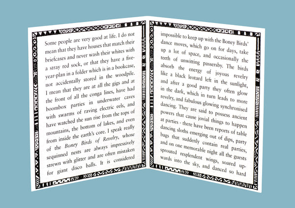 The Boney Birds of Revelry Striped Monarch Tee