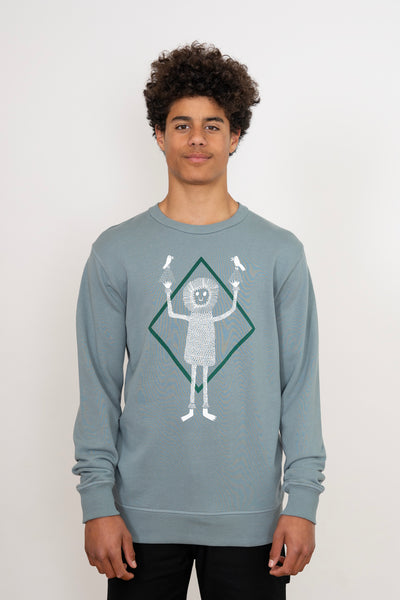 Brian Bird-Lion Royal Sweatshirt Sage