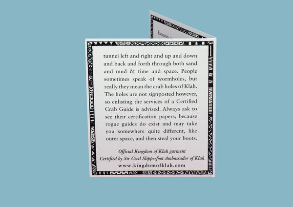 The Certified Crab Guides of Klah Men's Sovereign Tee, Navy