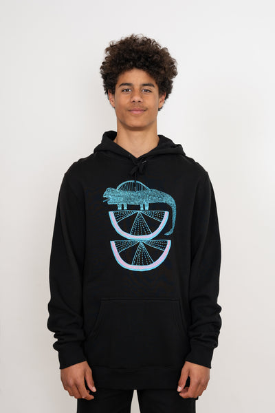 Horatio, Guardian of the Limes Fleece Hoody, Black