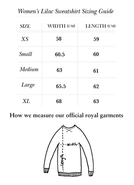 Les Moon, (Poet) Lilac Metallic Women's Sweatshirt