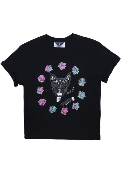 Native Singing Cats Women's Monarch Tee (Metallic)