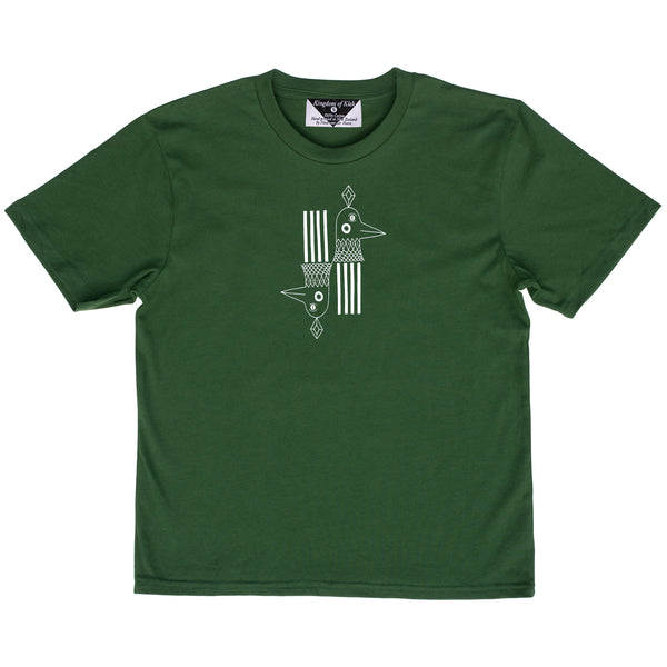 The Ravens of the Realms Women's Monarch Tee, Forest Green