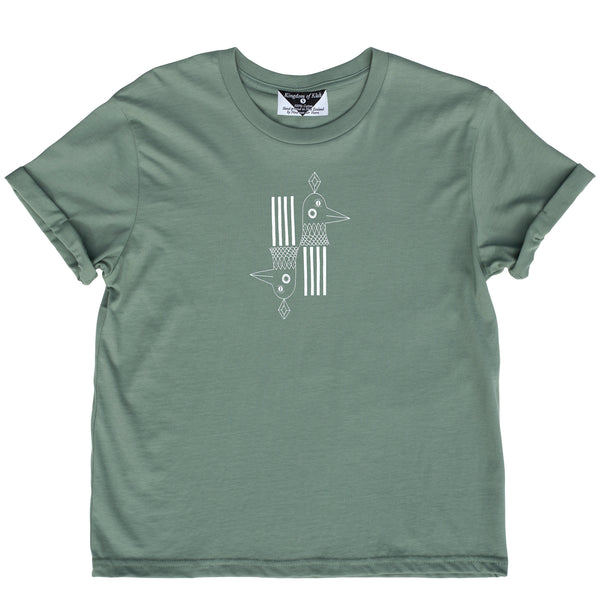 The Ravens of the Realms Women's Monarch Tee, Sage