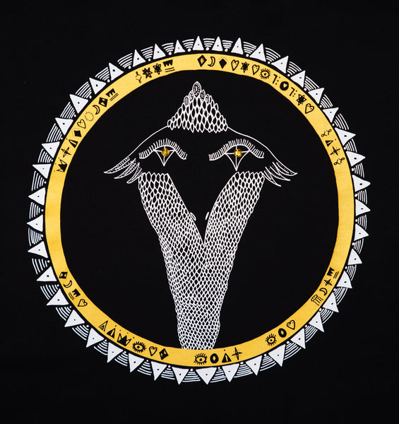 Snakebird Gold Pikeletcycle Gang Women's Monarch Tee