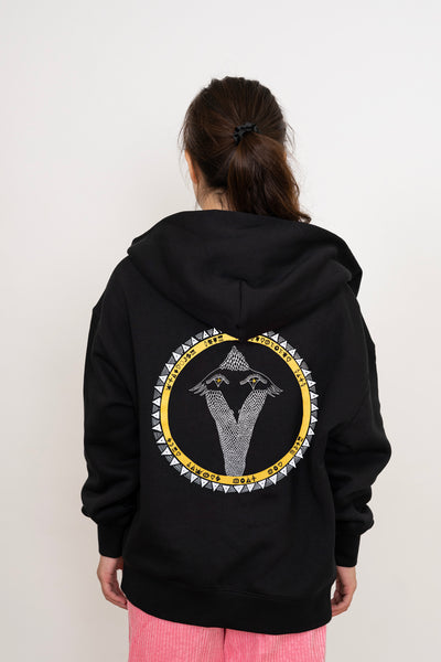 Snakebird Gold Pikeletcycle Gang Zip Up Women's Hoody