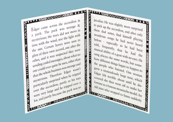 The Accordion of Unexpected Fortunes Unisex Royal Sweater