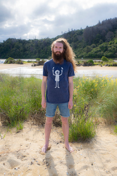 Brian Bird-Lion Men's Stonewash Tee