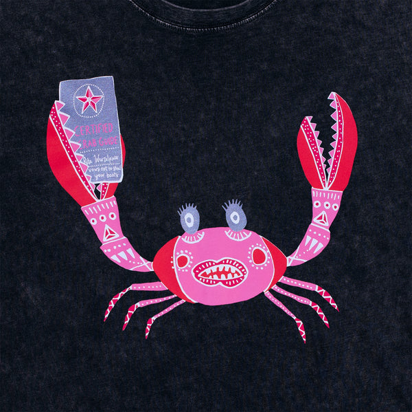 The Certified Crab Guides of Klah Men's Stonewash Tee