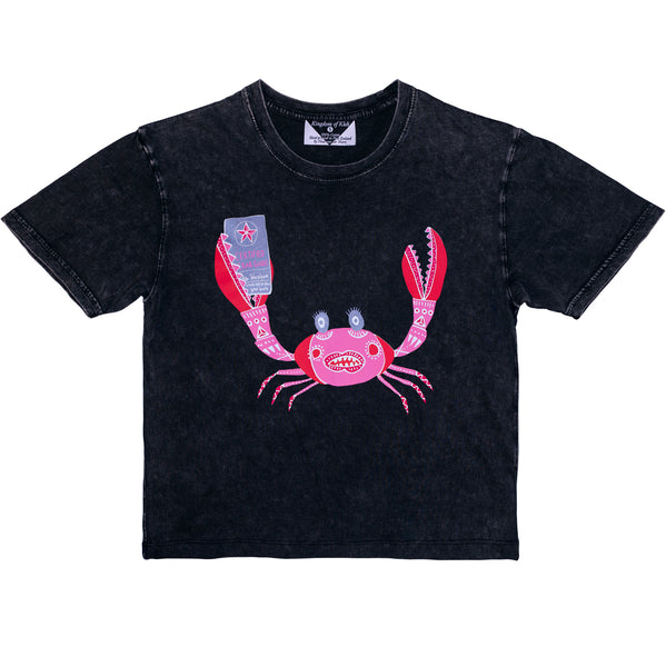 The Certified Crab Guides of Klah Women's Monarch Tee, Stonewash