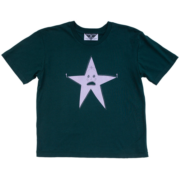 Henry the Culinary Star Women's Monarch Tee, Dark Green, Metallic
