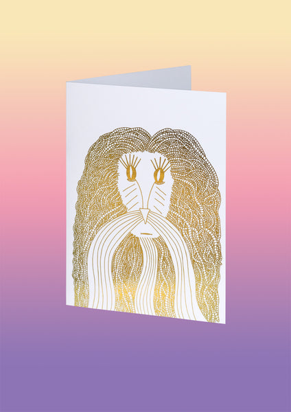 The Lionman Gift Card in Gold