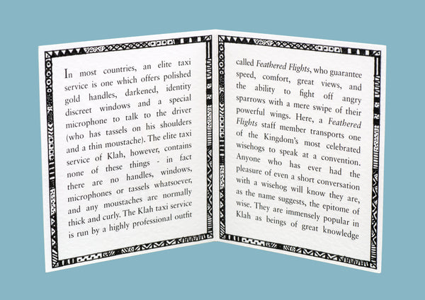 Kingdom of Klah Mervyn Sagetusk Story Card