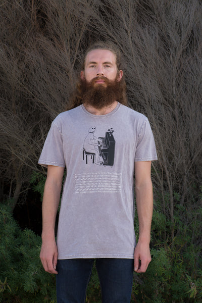 Kingdom of Klah Yeti-Stonewash-Orchid-web.jpg Mens Tee Screenprinted New Zealand