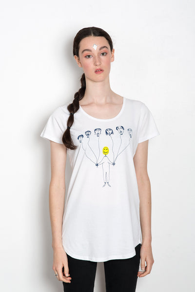 The Balloonman Women's Duchess Tee White