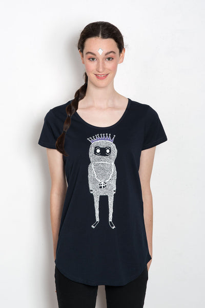 Kingdom of Klah Birthday Monster Womens Screenprinted Art Tee