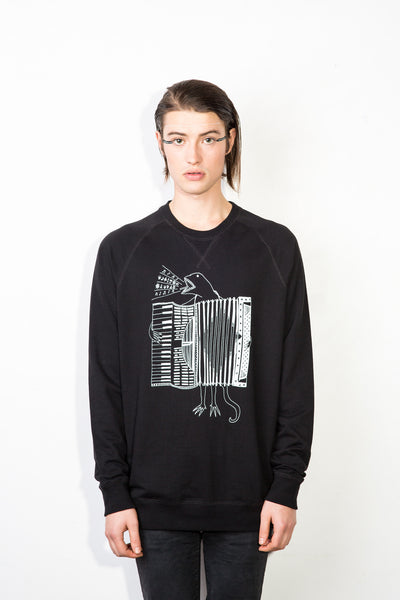 The Accordion of Unexpected Fortunes Unisex Royal Sweater