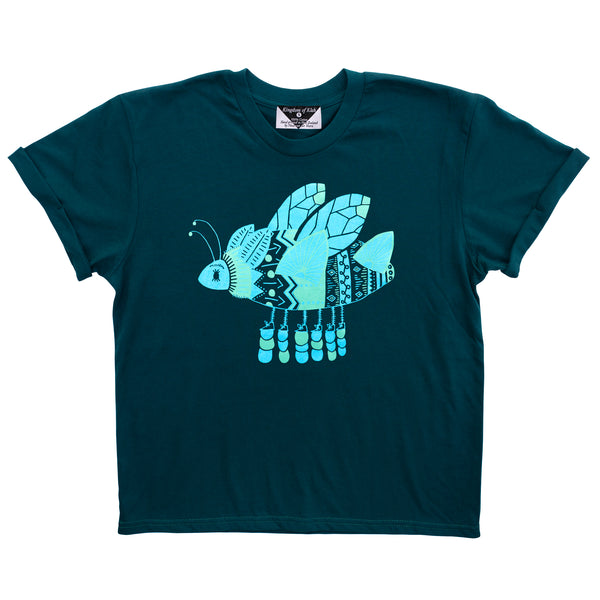 The Beetle of Excitement Metallic Women's Monarch Tee