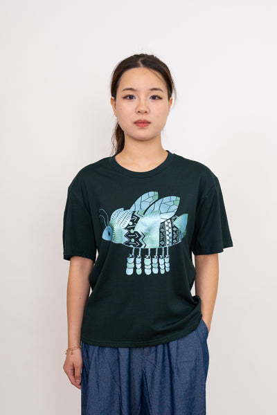 The Beetle of Excitement Metallic Women's Monarch Tee