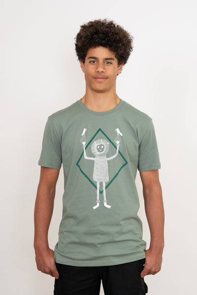 Brian Bird-Lion Men's Sovereign Tee, Sage