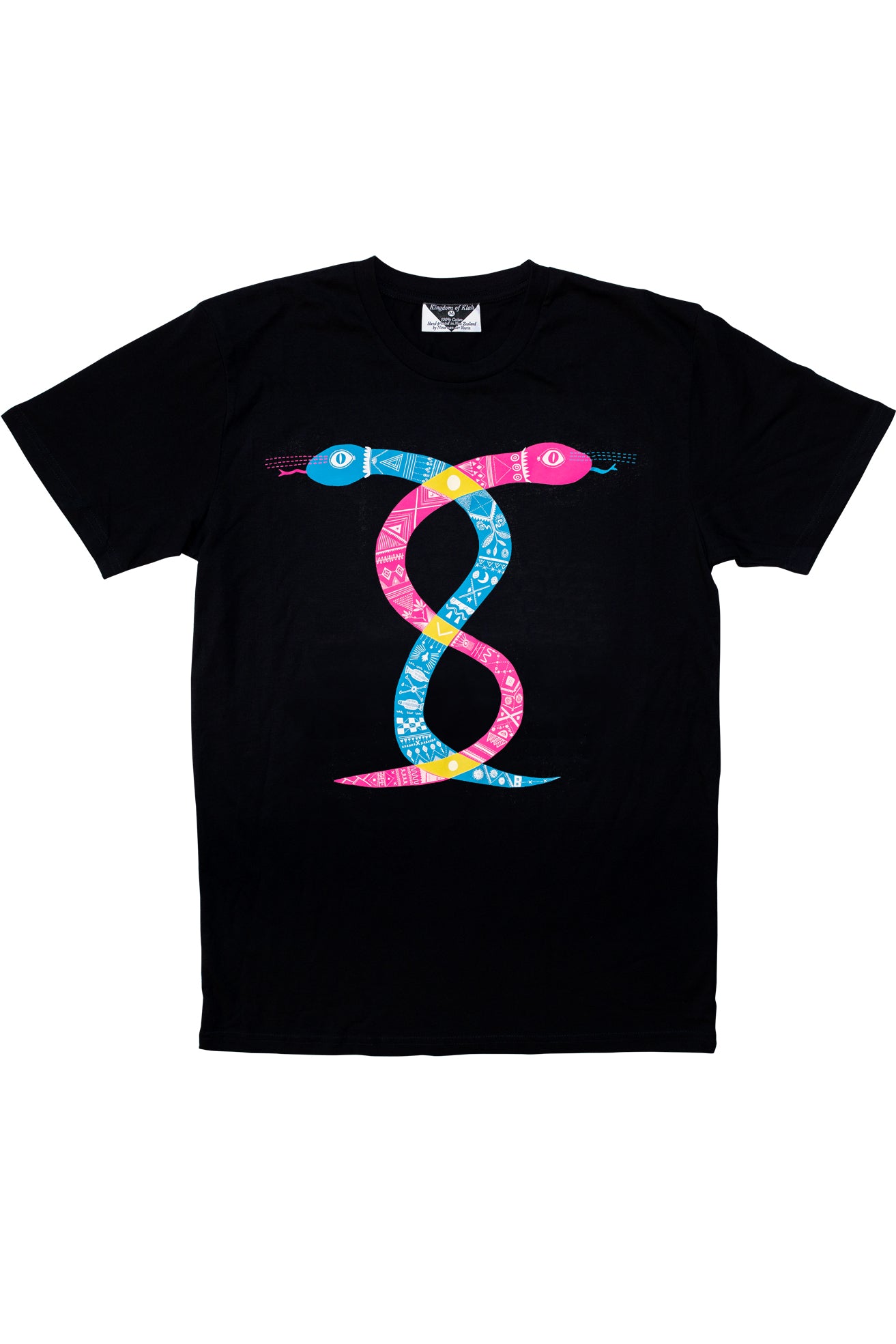 The Infinity Snakes of Time Men's Sovereign Tee, Limited Edition Fluro