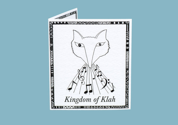 Kingdom of Klah Wolf Fox Story Card