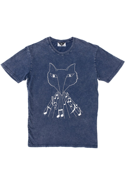 Wolf-Fox Men's Stonewash Tee