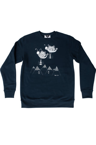 The Lantern Moths' Commemoration Winter Fleece Sweatshirt